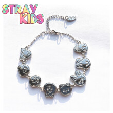 Stray Kids Chain Charm Fashion Jewelry Cartoon Girls Hand String Trendy Gift  Fan