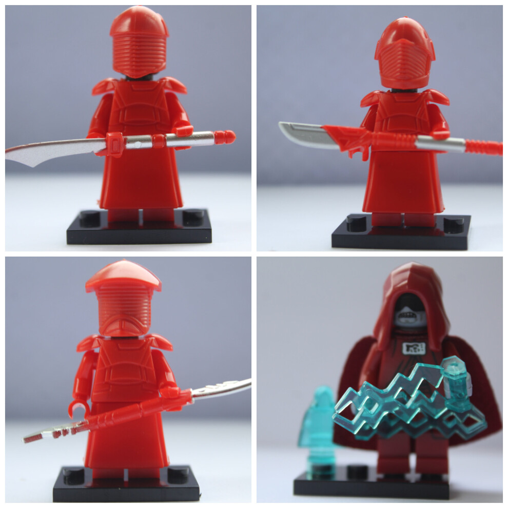 Star Wars Custom Lego Mini Figures Toys Emperor Red Storm Trooper