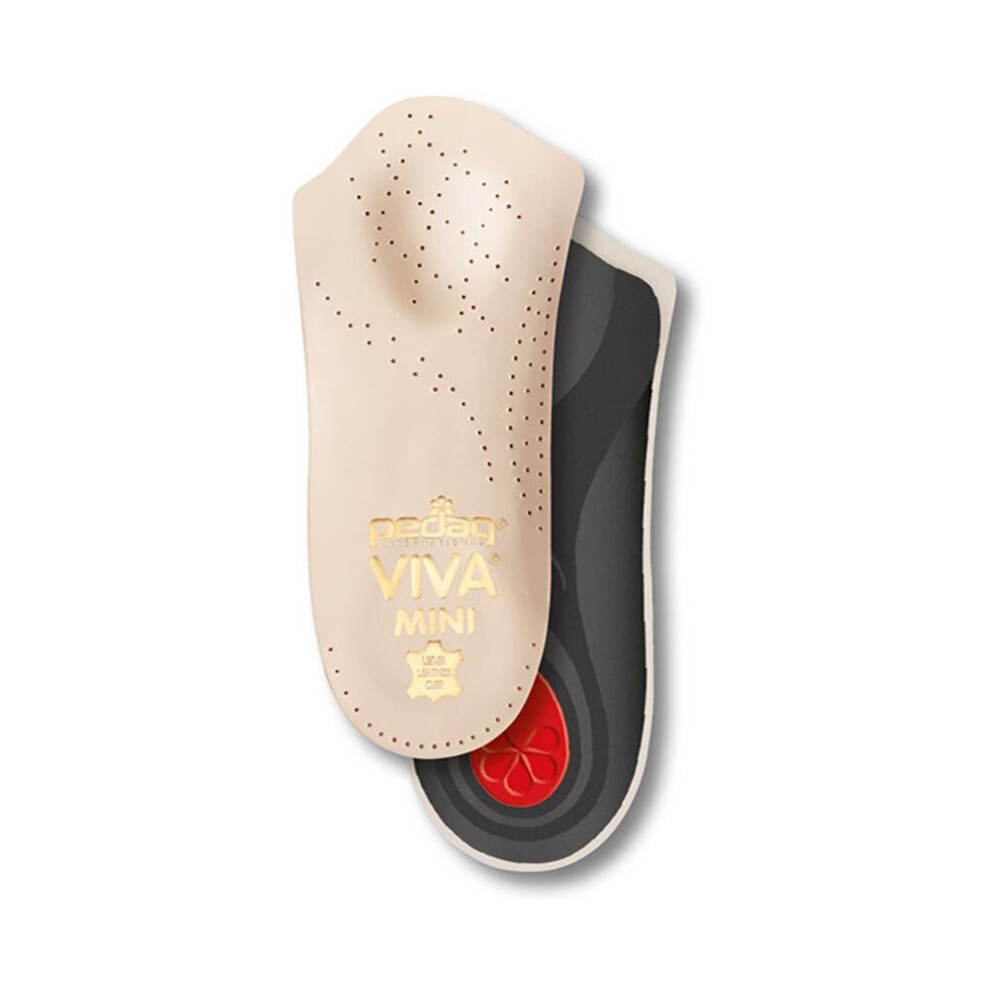 (39 EU) Pedag Viva Mini 3/4 Leather Insole Short Foot Support