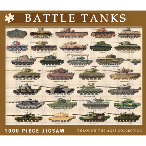 Tanks 1000 Piece Jigsaw 1