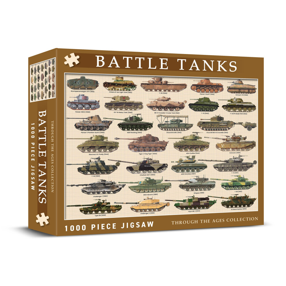 Tanks 1000 Piece Jigsaw