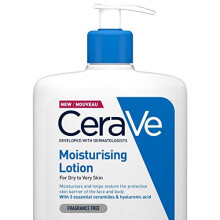 CeraVe Moisturising Lotion, 1 Litre, with Hyaluronic Acid and 3 Essential Ceramides (Daily Face & Body Moisturiser) for Dry to Very Dry Skin