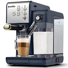 Breville One-Touch CoffeeHouse Coffee Machine | Espresso, Cappuccino and Latte Maker | 19 Bar Italian Pump | Navy [VCF145]