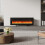 Living And Home 40 Inch Electric Fireplace 12 Flame Colors with Remote Control 3