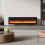 Living And Home 50 Inch Electric Fireplace 12 Flame Colors with Remote Control 2