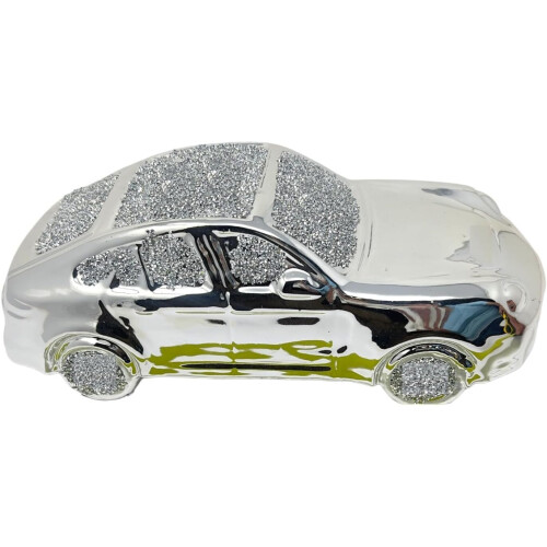 Crushed Diamond Silver Bling Car For Luxurious Elegance Design Home 1