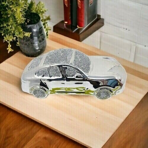 Crushed Diamond Silver Bling Car For Luxurious Elegance Design Home 2