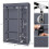 67" Portable Clothes Closet Wardrobe with Non-woven Fabric 9