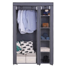 67" Portable Clothes Closet Wardrobe with Non-woven Fabric