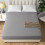 (Double Bed Sheets) Deep Fitted Sheets 25cm Poly Cotton Grey Bedsheet 5