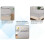 (Double Bed Sheets) Deep Fitted Sheets 25cm Poly Cotton Grey Bedsheet 8