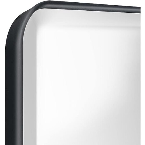 Fundin Plastic Mirror Cabinet, Beveled Edge Mirror Door with Round 2