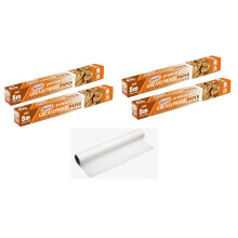 4 Greaseproof Parchment Oven Baking Paper Premium Food Wrap 37cm x 8M