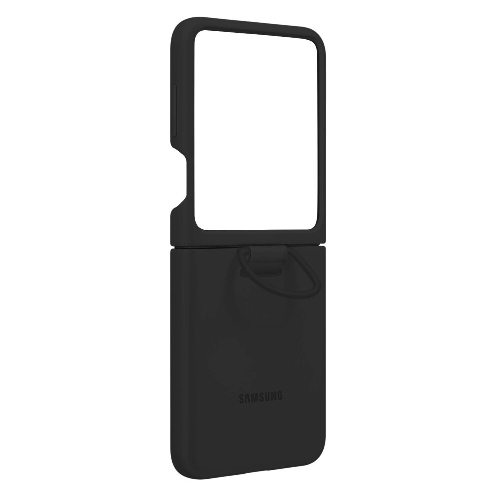 Case for Samsung Z Flip 5 Silicone Gel Ring Original Samsung Graphite