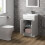 Artis Flat Pack Gloss White Free Standing Vanity Unit & Basin - Doors 500mm 9
