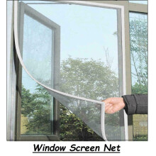 2 Packs Window Insect Screen Net Mesh Kit WHITE