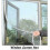 2 Packs Window Insect Screen Net Mesh Kit WHITE 1
