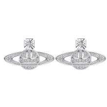 Saturn earrings mini bas relief earrings