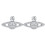 Saturn earrings  mini bas relief earrings 1