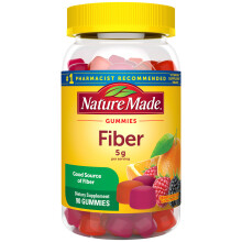 Nature Made, Fiber Gummies, Apelsin & Blandad Bär, 5 g, 90 Gummies (1.5 g per Gummy)