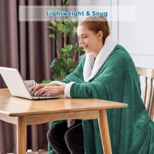 (King Sherpa Blankets, Green -Sherpa Blanket) Sherpa Fleece Blankets Reversible Plush Throw Soft Warm Luxurious Double Layer Sofa Bed Blanket