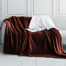 (King Sherpa Blankets, Coffee -Sherpa Blanket) Sherpa Fleece Blankets Reversible Plush Throw Soft Warm Luxurious Double Layer Sofa Bed Blanket