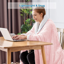 (King Sherpa Blankets, Pink -Sherpa Blanket) Sherpa Fleece Blankets Reversible Plush Throw Soft Warm Luxurious Double Layer Sofa Bed Blanket