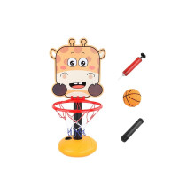 (Orange) Portable Adjustable Height Basketball Hoop Teen Children Outdoor Sports Deer