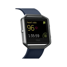 Smartwatch Fitbit Blaze S dial silver 40mm strap rubber sports GPS watch - Refurbished