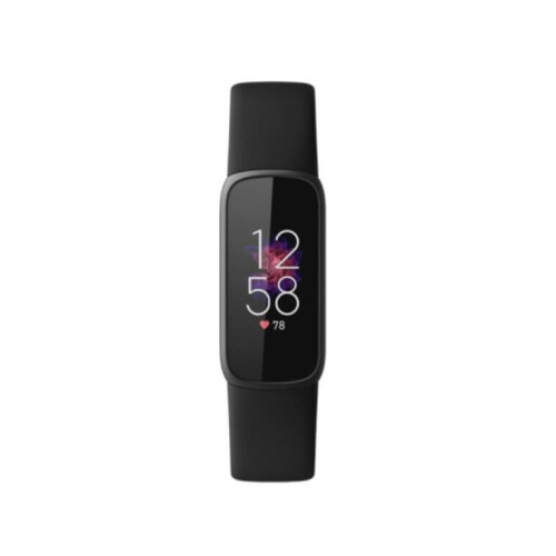 Smartwatch Fitbit Luxe dial black 38mm strap silicone fitness bracelet
