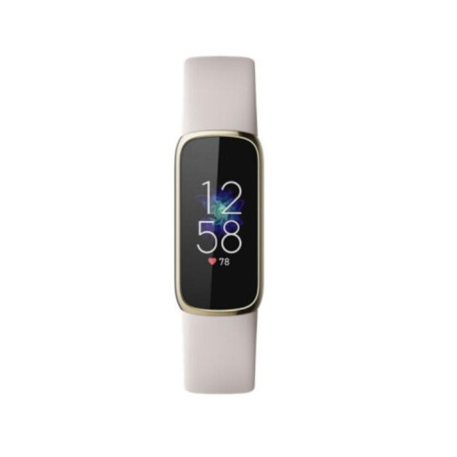 Smartwatch Fitbit Luxe dial gold 38mm strap silicone fitness bracelet