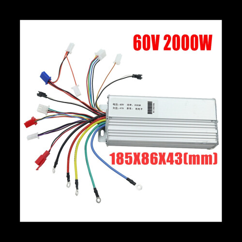 60V 2000W Sine Wave Controller for CITYCOCO Electric Motorcycle - Durable Metal, Easy Install, Silver Finish 1