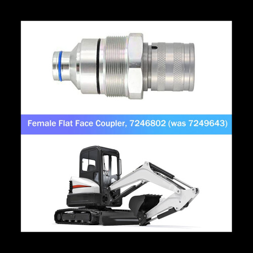 7246802 Replacement Hydraulic Female Flat Face Skid Steer for Bobcat 1