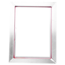 A3 Screen Printing Aluminum Frame 31X41Cm with White 43T Silk Mesh