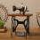 Vintage Iron Sewing Machine Model Clothing Shop Window Crafts 3