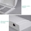 Waterproof Double Socket Cover, 86 Type Switch Bathroom Water Resistant Protective Box Wall Mount Plug Cover 4