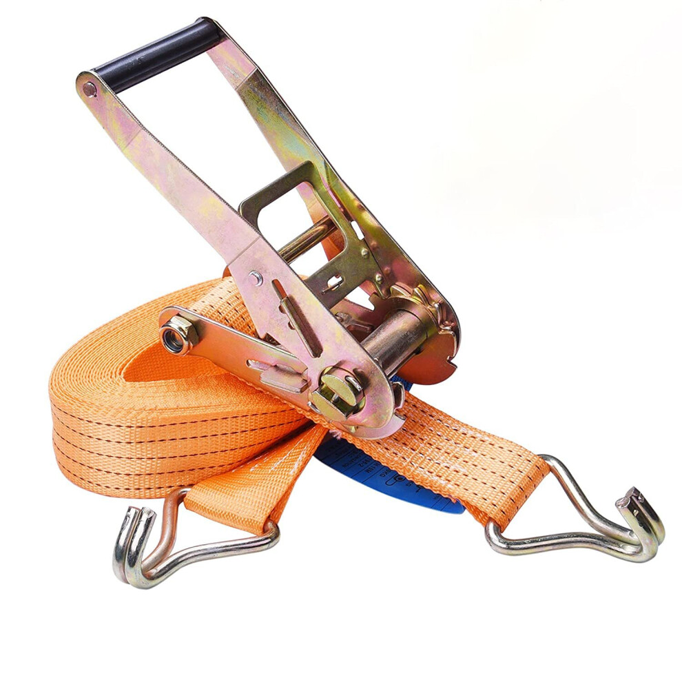 Ratchet Straps, 10M X 50Mm Lashing Straps For Rated 2000Kg Capacity With Tension Hook Lashing Straps 9167945071548
