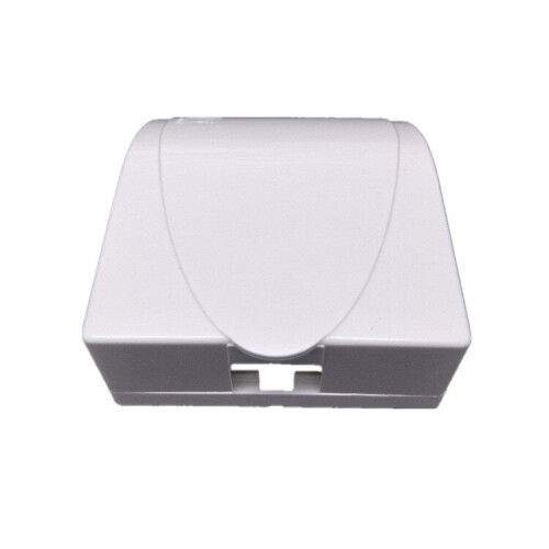 Socket Waterproof Box, 2PCS Universal Waterproof 86 Type Wall Socket Plate Panel Switch Box Cover Protector(White)