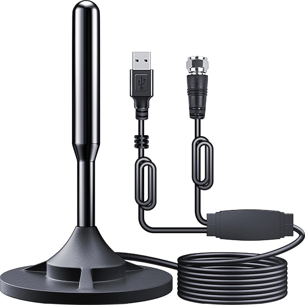 TV Aerial Indoor - Biling Indoor TV Antenna with Booster Signal Amplifier