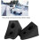 Wheel Chocks, Car Tyre Stopper, Car Tyre Block Car Anti-slip Block Rubber Car Tyre Slip Stopper Wheel Alignment Block(2Pcs) 4
