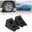 Wheel Chocks, Car Tyre Stopper, Car Tyre Block Car Anti-slip Block Rubber Car Tyre Slip Stopper Wheel Alignment Block(2Pcs) 5