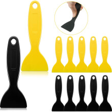 12 Pieces Plastic Spatula Putty Knife, Sticker Installation Tool Flexible Paint Scrapers for 3D Printing Resin Removal Vinyl Wrap Cleaner