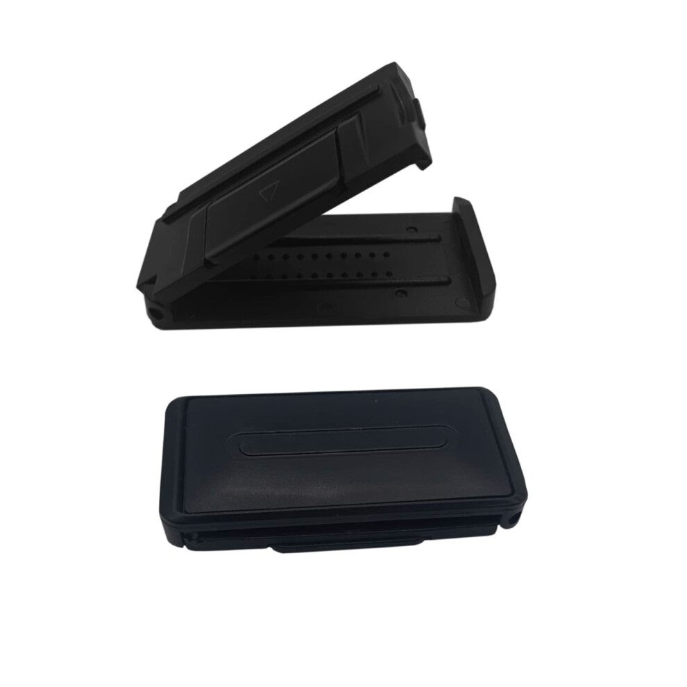 2Pcs Universal Car Seat Belt Clips Adjuster Car Seatbelt Clip Stopper Strap Buckle Comfort Tension To Relax Shoulder Neck (Black) Black 9167945074839
