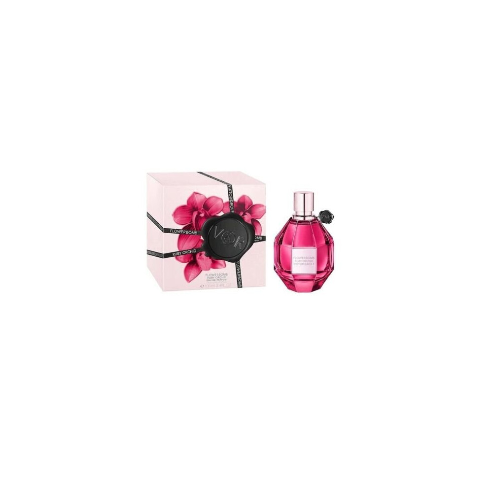 Viktor & Rolf Flowerbomb Ruby Orchid Eau De Parfum Spray 3.4 oz women