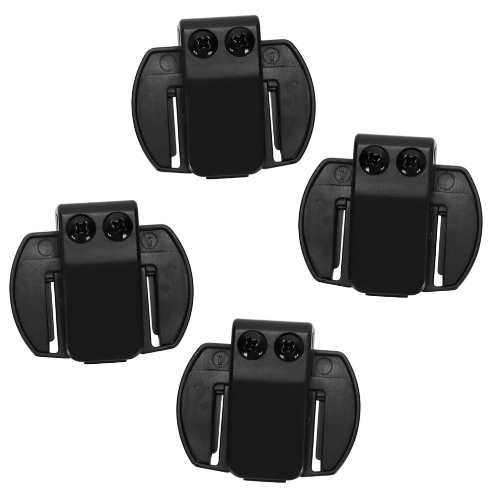 4 Pcs V6 V4 V2-500C Intercom Accessories,Helmet Intercom Clip Mounting Bracket,Motorcycle Headset Accessories 