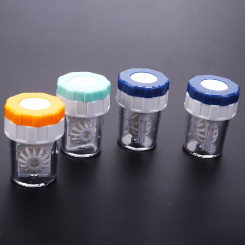 4 PCS Annual Contact Washer Cleaning Lenses Case 2