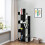 Costway 8 Tier Bookshelf Standing Storage Display Bookcase Shelving Organizer 9