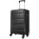 (24 inch ) Black Expandable ABS Hard Shell Suitcase TSA Lock Double Wheels 1