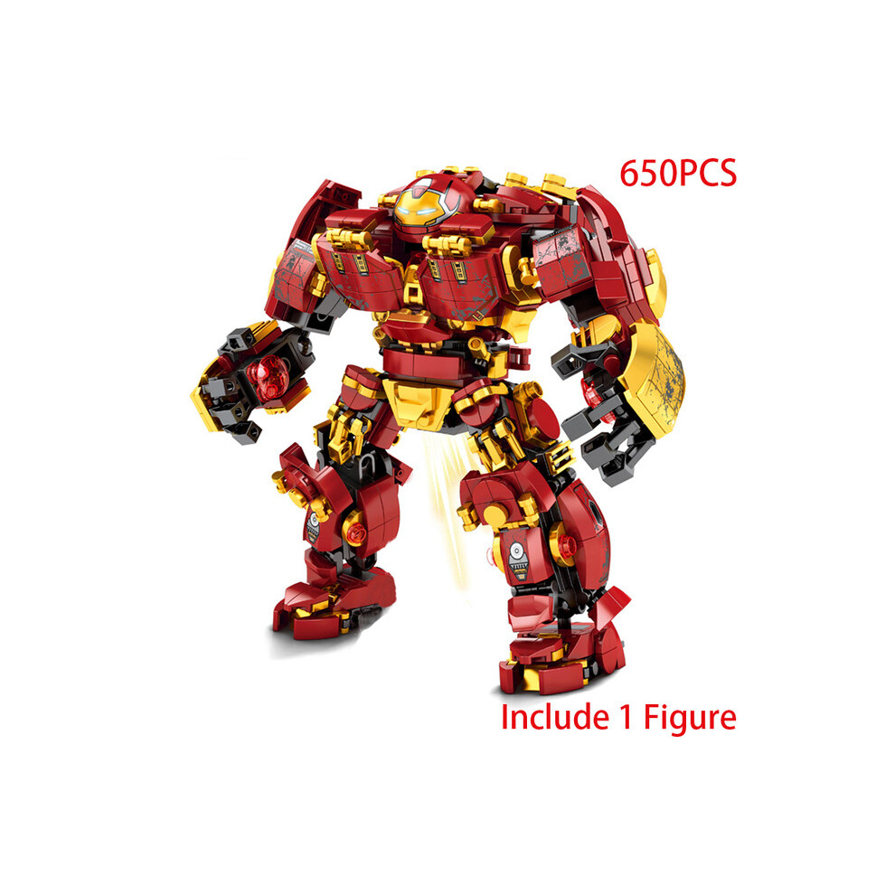 (No Box 650pcs) Building Blocks Compatible Hulkbuster | Iron Man Building Blocks