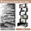 Costway S-Shaped 5-tier Bookcase with Double Doors Cabinet & Open Display Rack 5